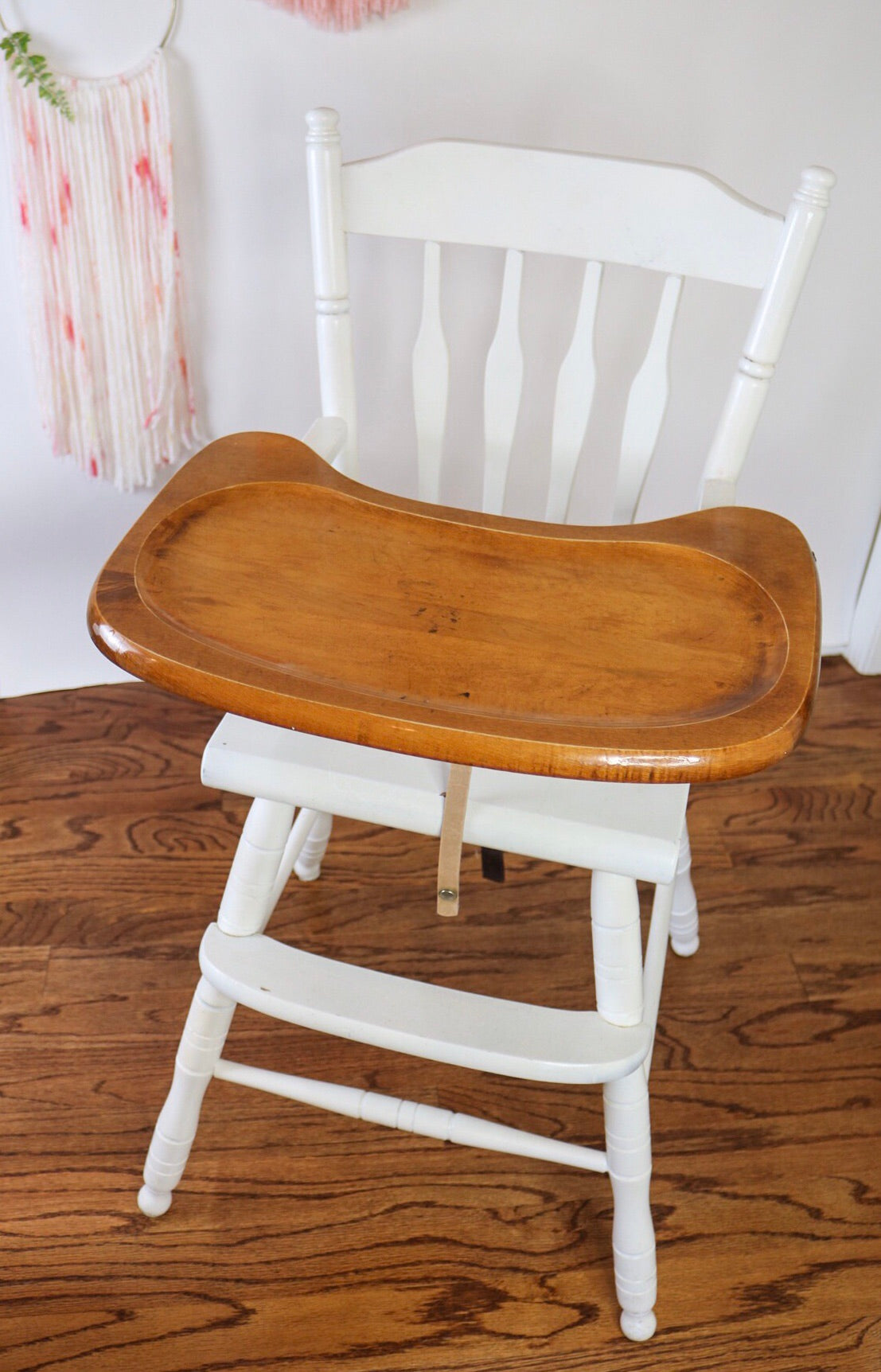 wooden high chair for adults