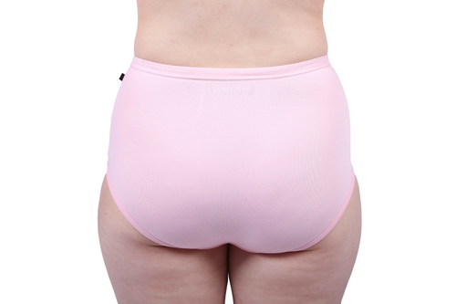 SALE - Mens Spandex Thong with Extra Wide Elastic Waistband Hot Pink