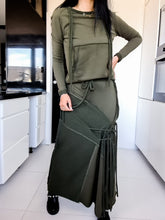 Load image into Gallery viewer, Patchwork Maxi Skirt and Top Set