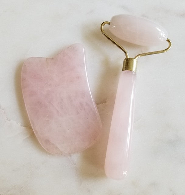 rose quartz gua sha