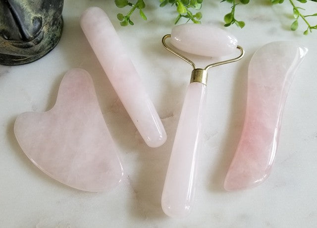 rose quartz gua sha