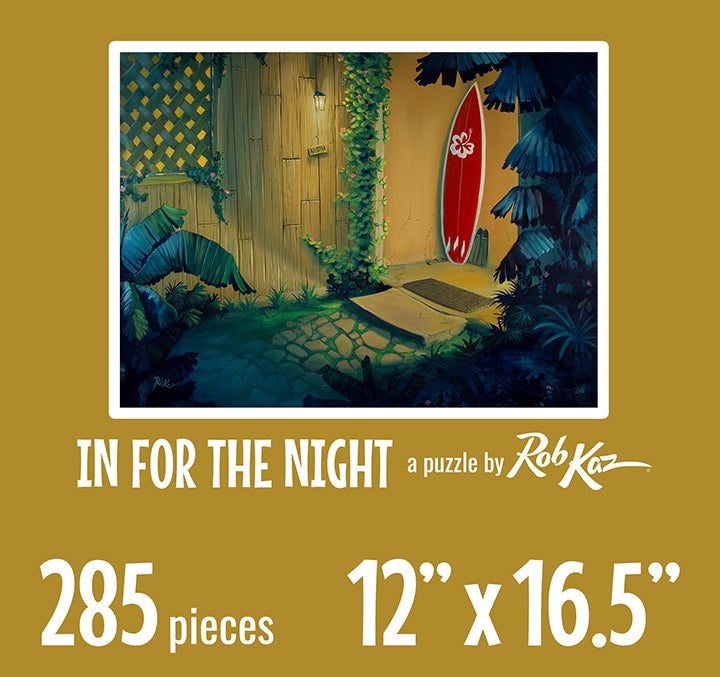 Fine Art Puzzles By Rob Kaz In For The Night 285 Pieces Rob Kaz Art