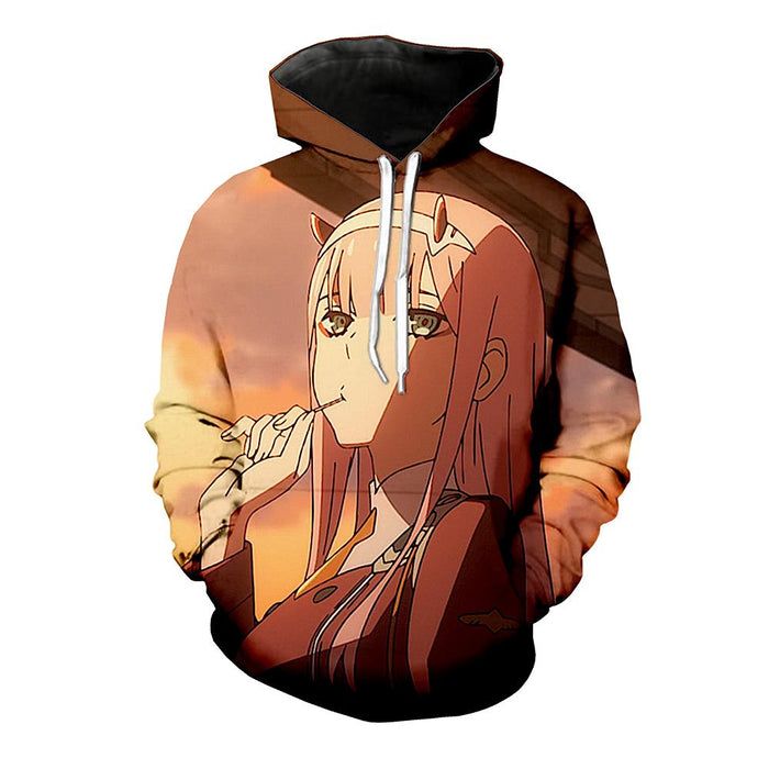 darling in the franxx zero two hoodie