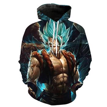 super saiyan blue hoodie