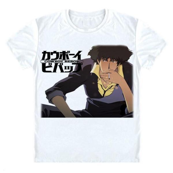 Cowboy Bebop Shirt カウボーイビバップ Spike Spiegel Smoking Animerchandise U30a2 U30cb U30e1 U30b0 U30c3 U30ba