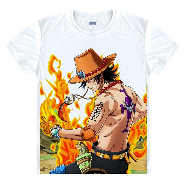 One Piece Shirts ワンピース Ace On Fire