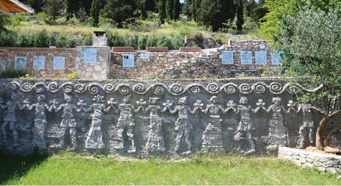 An Illyrian dance carved in stone