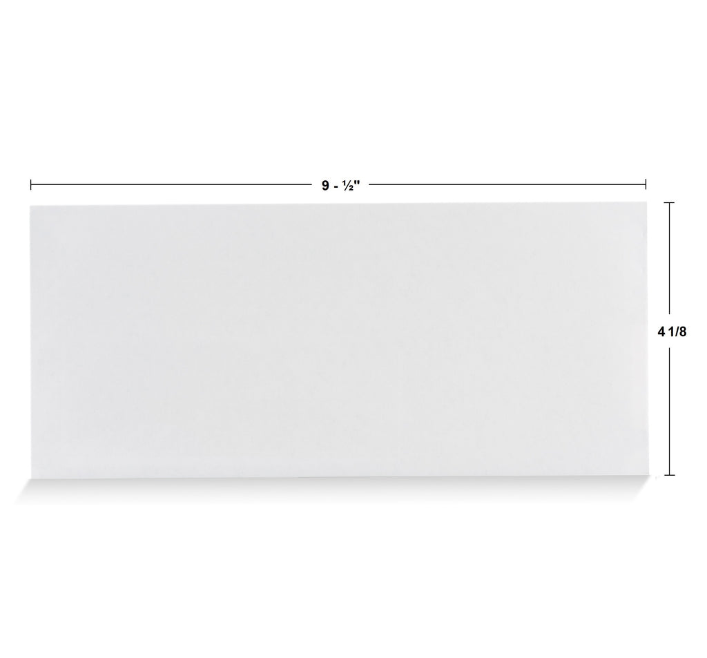 Aimoh #10 Security Tinted Self Seal White Envelopes -100 Count (34100)