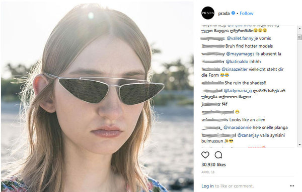 prada sunglasses instagram
