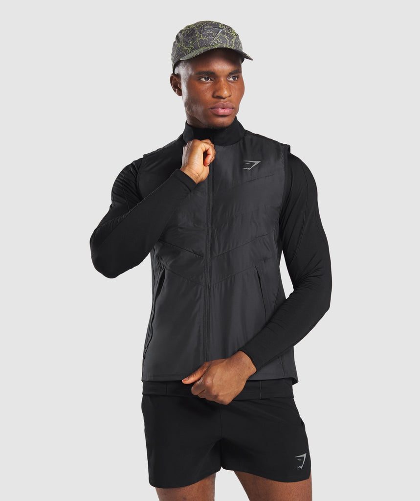 Gymshark Speed Gilet - Black | Gymshark