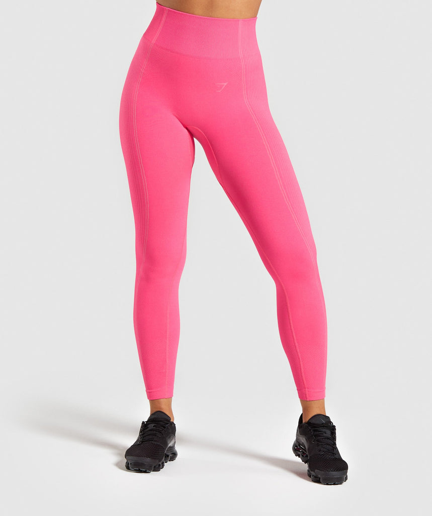 Gymshark Ultra Seamless Leggings - Cyber Pink | Gymshark