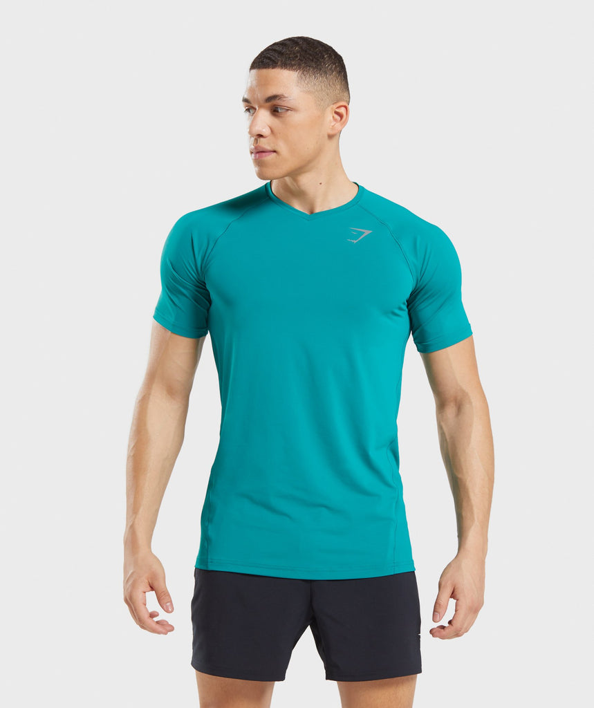 Gymshark Veer T-Shirt - Emerald | Gymshark