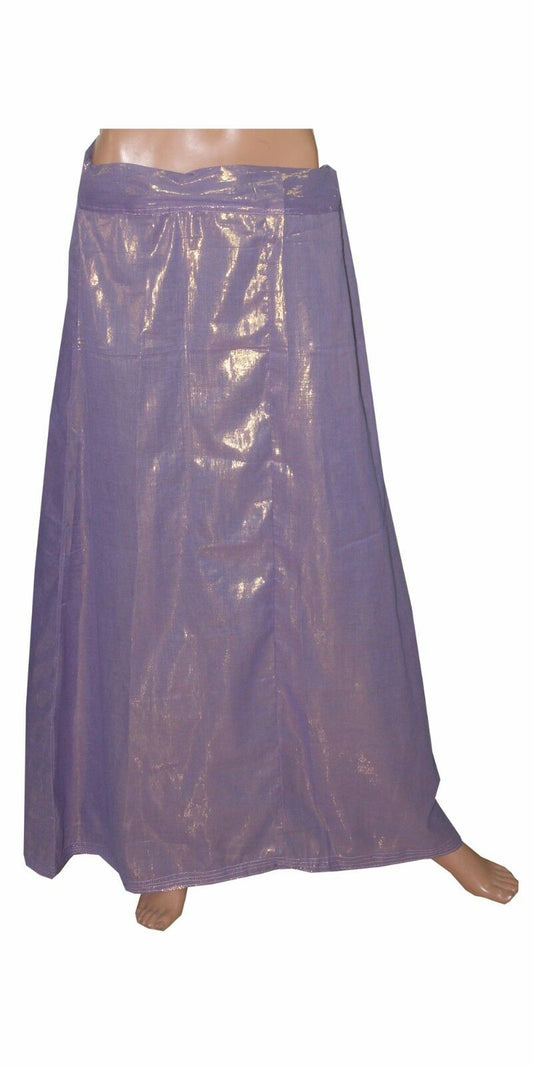 Solid Color Satin Petticoat in Light Purple : UUX500