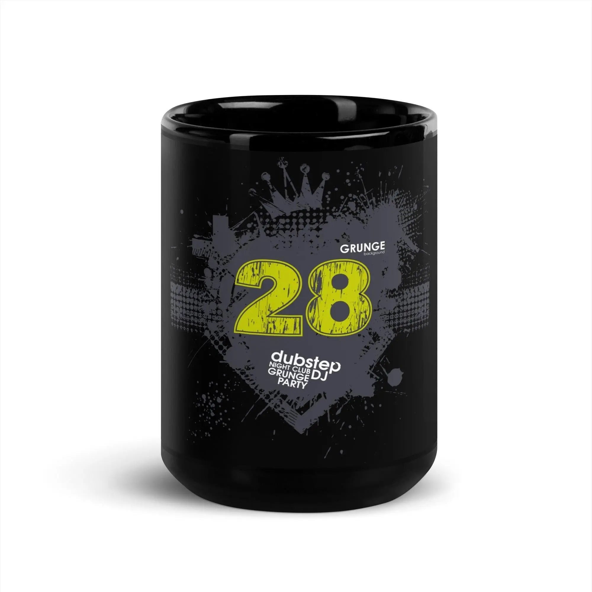 28 Dubstep Black Glossy Mug