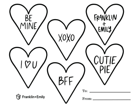 Valentine's Day Coloring Page