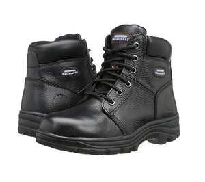 skechers steel toe work boots with memory foam