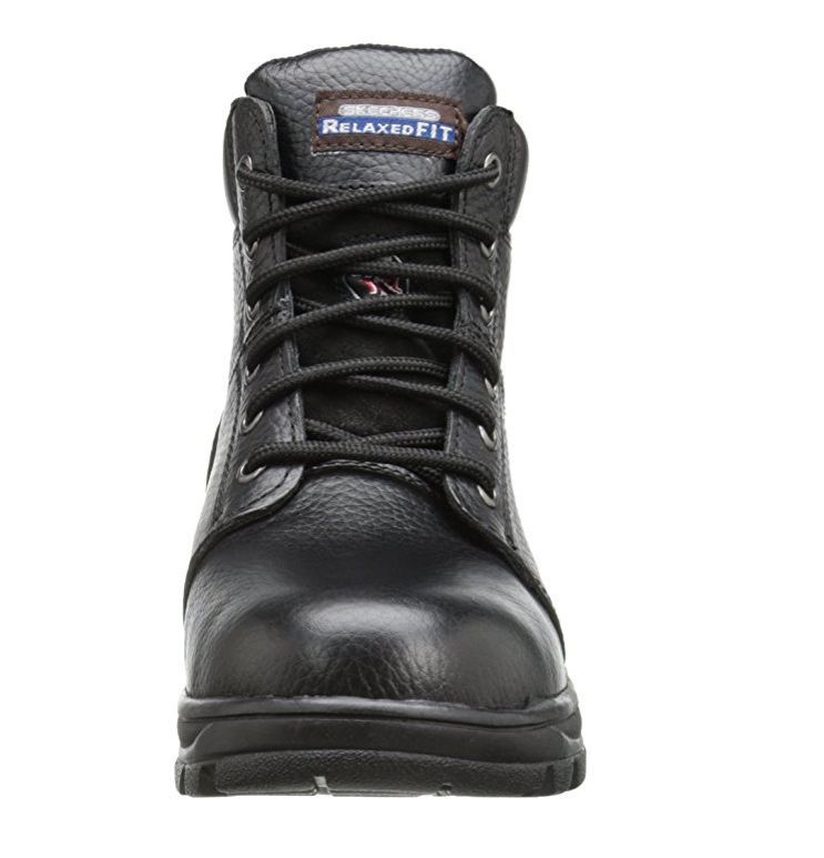 skechers work boots with memory foam