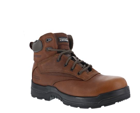 rockport steel toe work boots