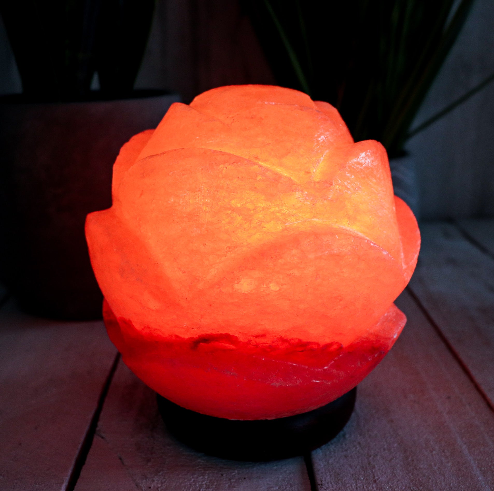 lotus flower salt lamp