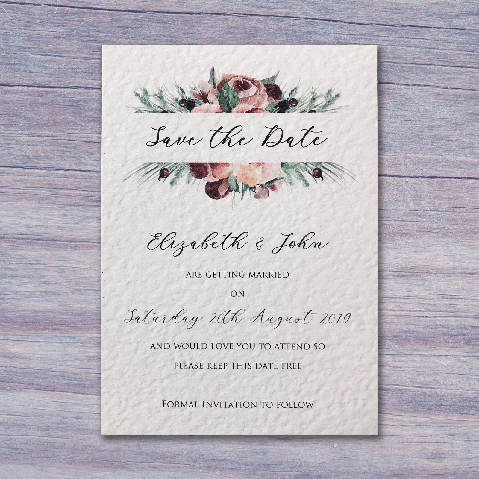 save the date cards product