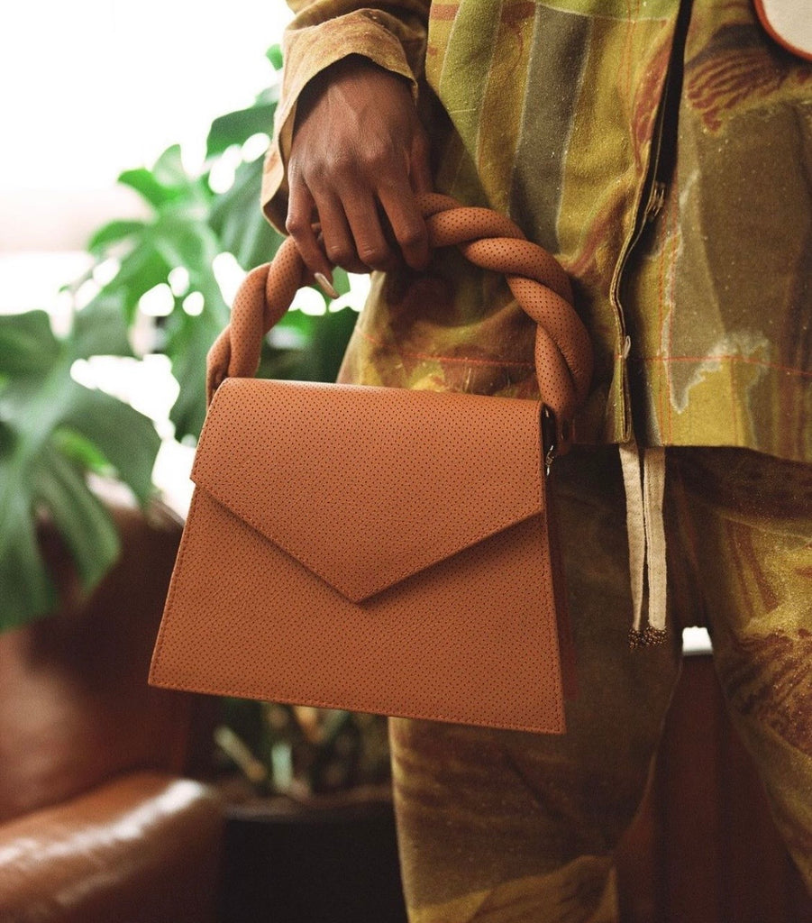 Chestnut Zaza Grande Bag by Anima Iris