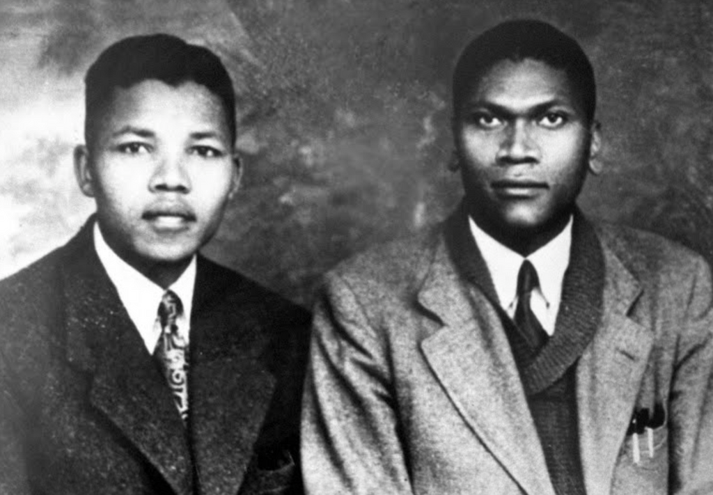 Mandela and a man known only as Bikitsha, circa 1941