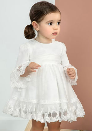 Abel & Lula Tulle Embroidered Dress - My Little Peanut
