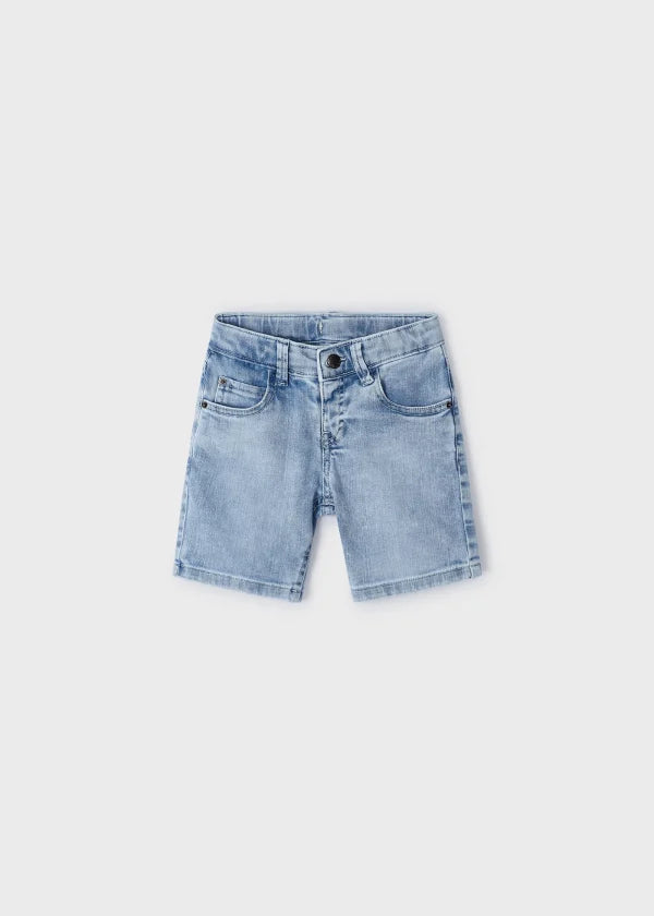 Denim Basic 5 Pocket Shorts- Light