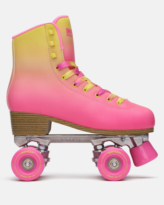 Patins à Roulettes Quad CAROMA - Roues Lumineuses LED - Taille