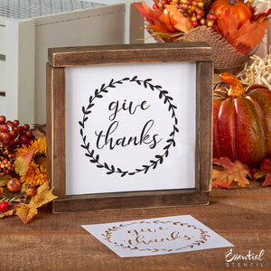 Simple Fall Stencils for Wood Signs - Mini Size (3 Pack) - Essential ...