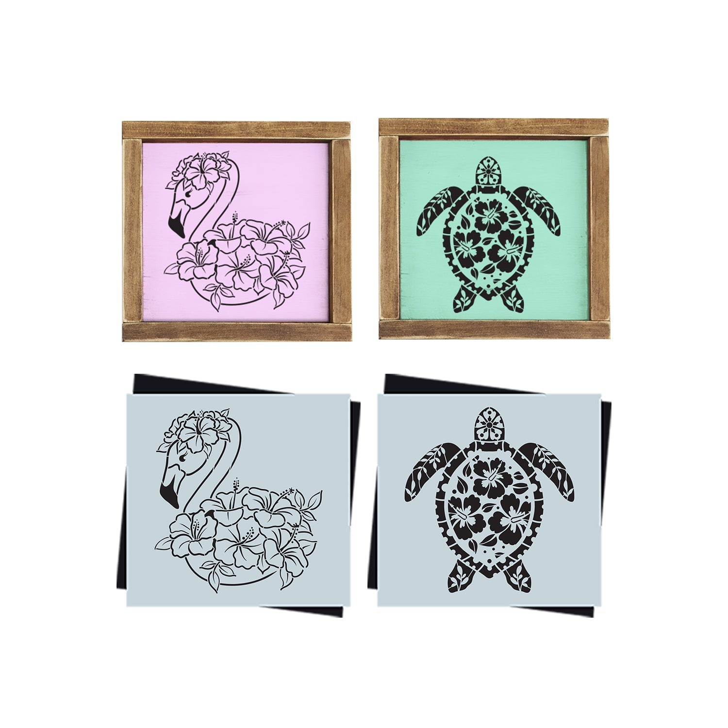 Seaside Silhouettes Stencil Set (6 Pack)