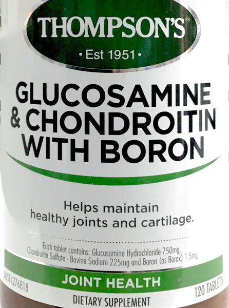 Thompson’s Glucosamine & Chondroitin with Boron 120 tablets