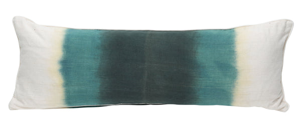 Malam - Hand dyed Natural Fabric Bolster Cushion