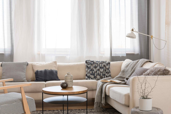 Elegant Cream and Grey Living Room