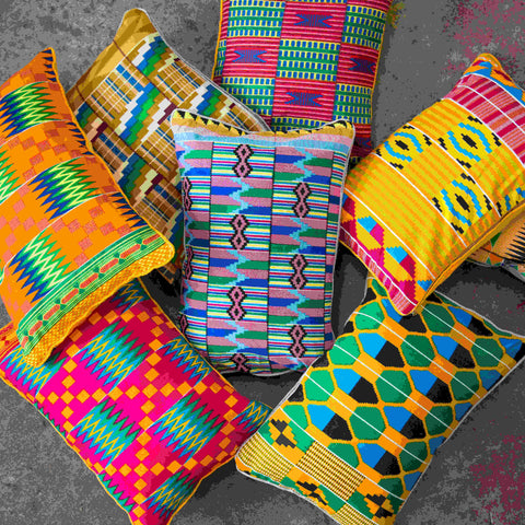 Kente Cushions from Ghana