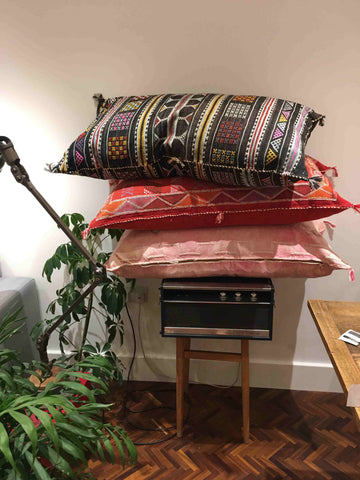 Moroccan Cushions Made from Cactus Silks