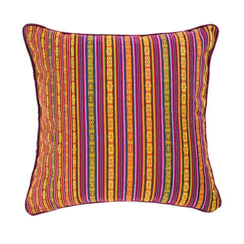 Striped Cushion from Bhutan