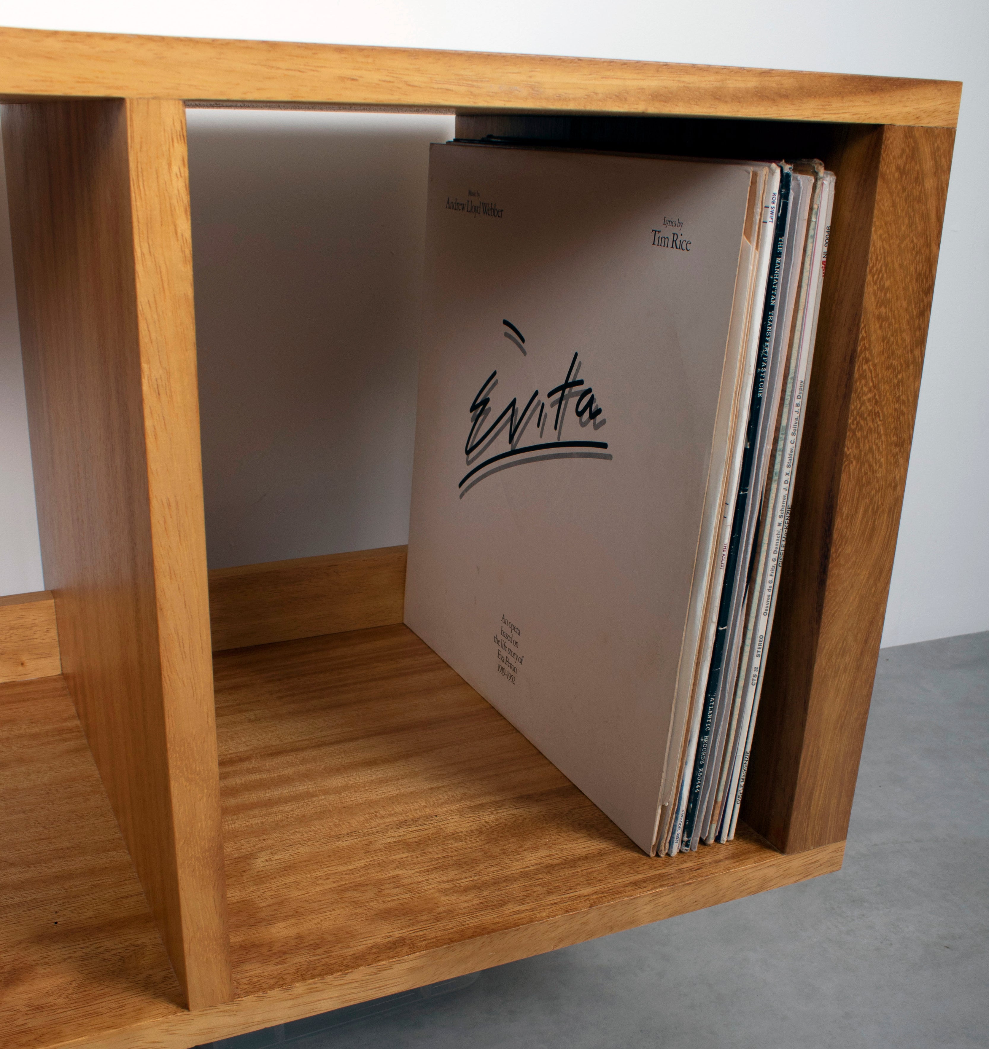 Stanton Vinyl Storage cabinet on Square Legs