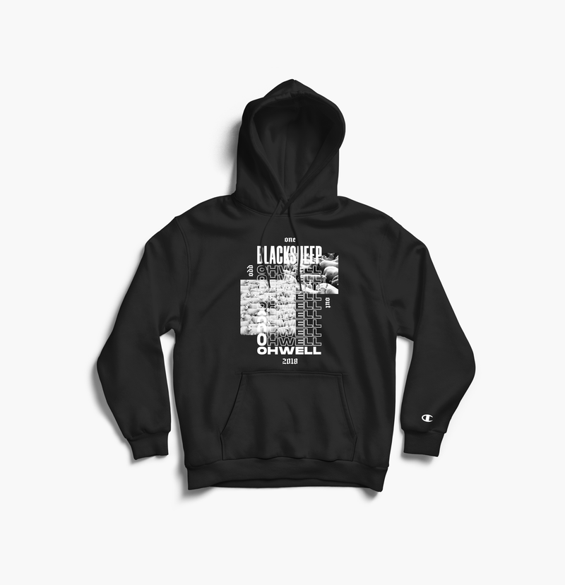 hoodie champion black