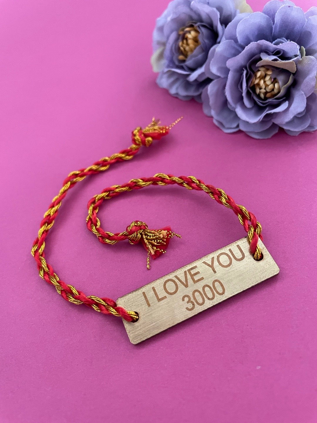 image for "I LOVE YOU 3000" Rakhi Bracelet for Raksha Bandhan
