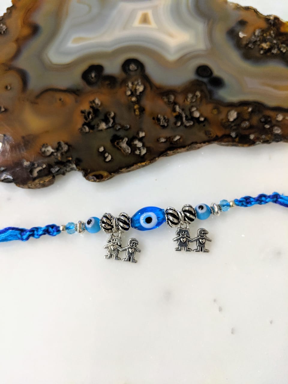 image for Evil Eye Rakhi for Bhaiya Rakshabandan Mauli Rakhee for Men