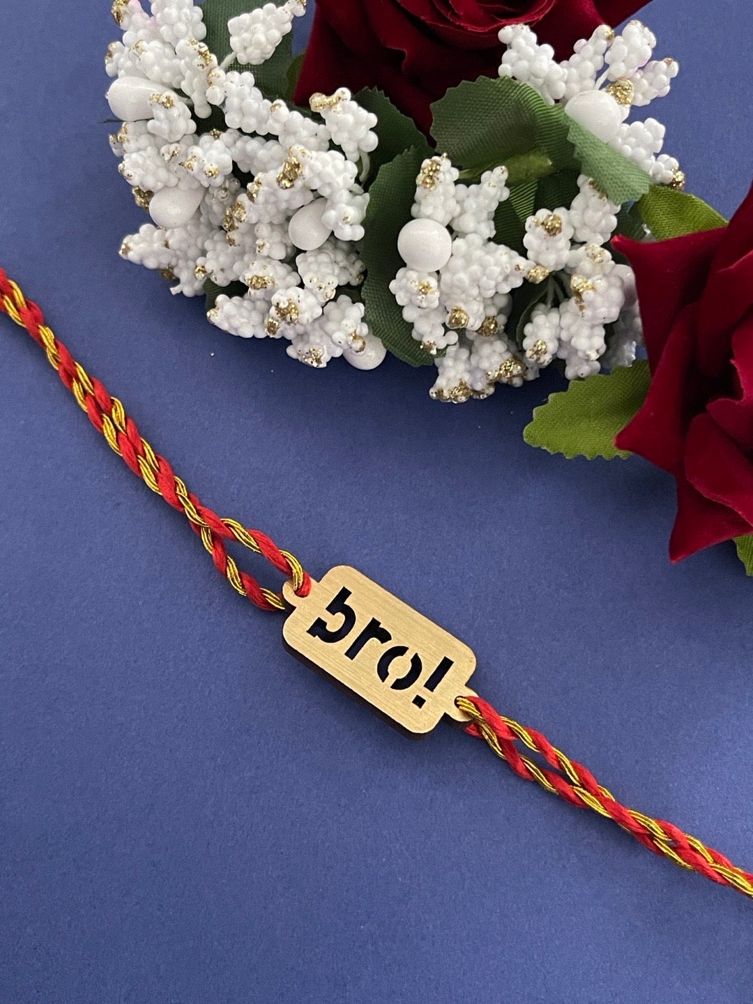 image for Fancy Rakhi Design with bro! Pendant Mauli Thread Raksha Bandhan