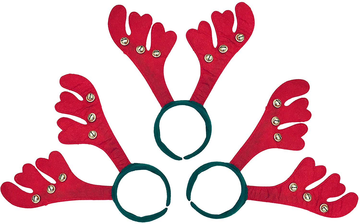 image for 3 Pieces Rein-Deer Headbands for Christmas Party Accessory