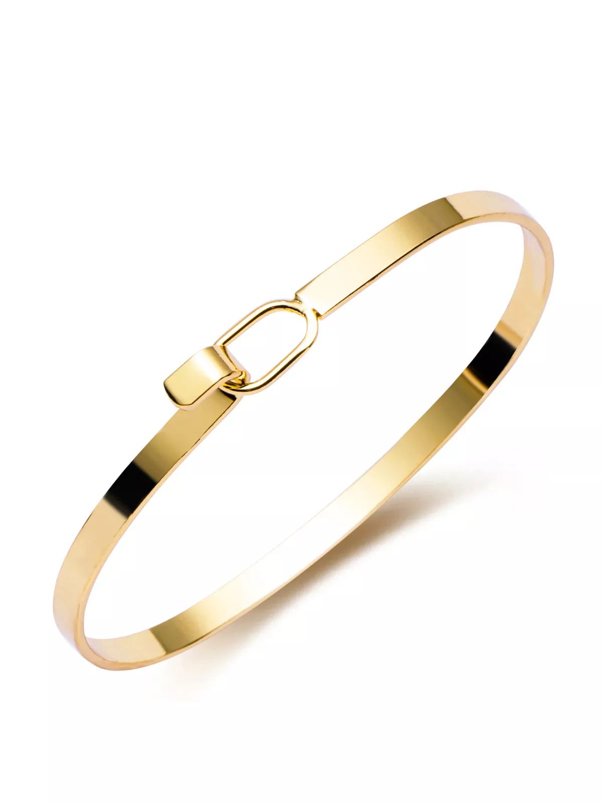 image for Gold Plated Open Bangle Bracelet