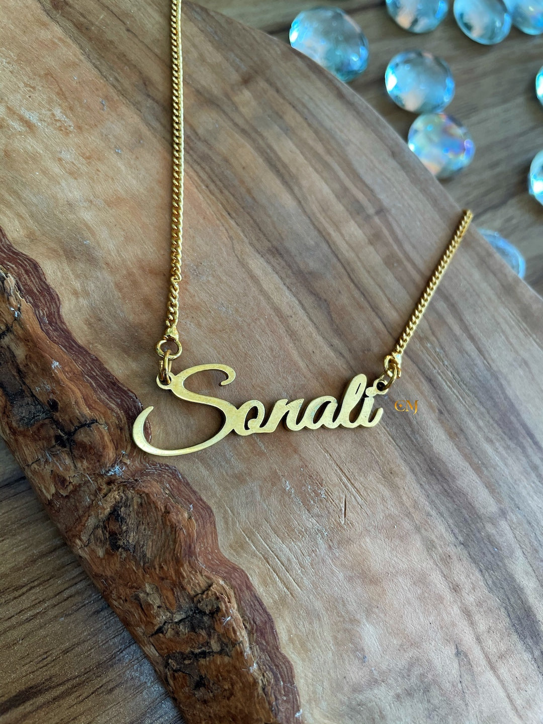 Cursive Name Necklace | Name Tag Necklace | Family Necklace | Ddr ...