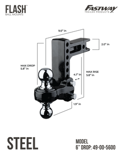 FLASH™ STEEL Ball Mount