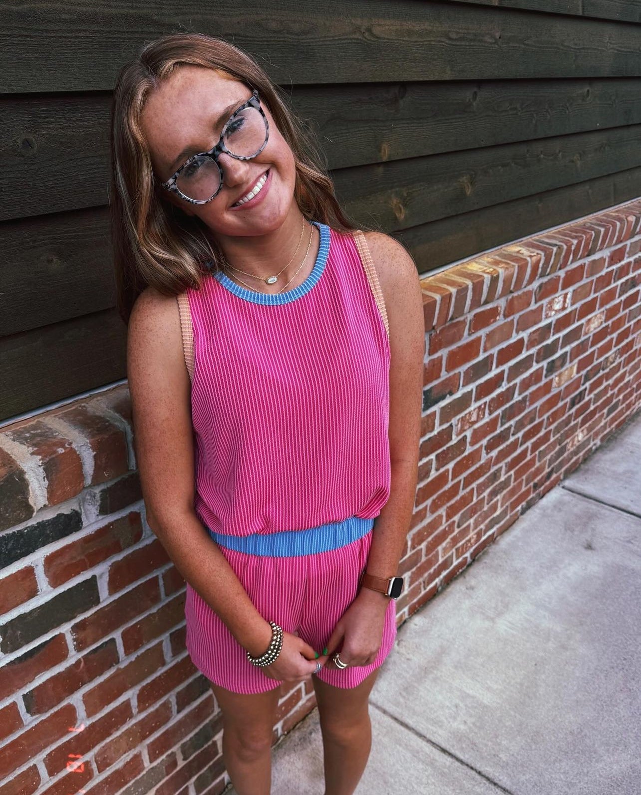 SALE!**TOP ONLY**Pink Sunset Summer Set (S-XL)