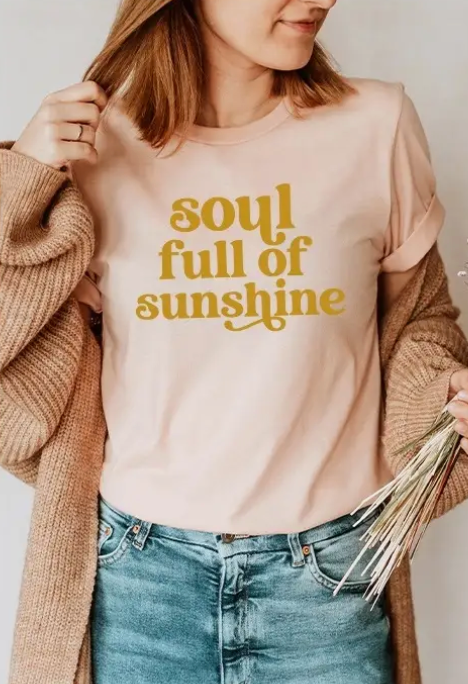 Soul Full Of Sunshine Graphic Tee (S-XL)