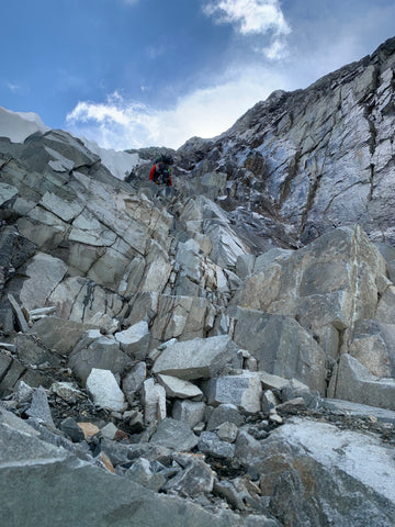 First rock band on Mt Weart