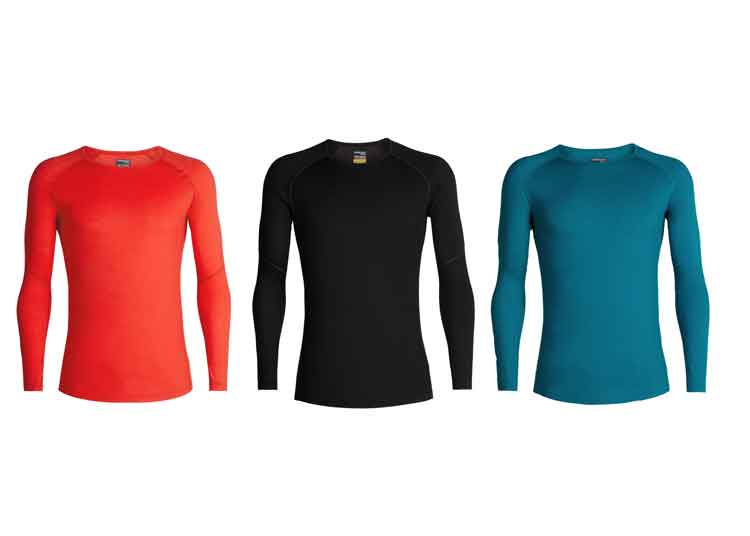 Icebreakers merino wool baselayer tops